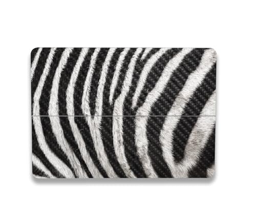Image of MightySkins Carbon Fiber Skin Compatible with Microsoft Surface Laptop Studio 2 (2023) Full Wrap Kit - Zebra Closeup | Protective, Durable Textured Carbon Fiber Finish | Made in The USA