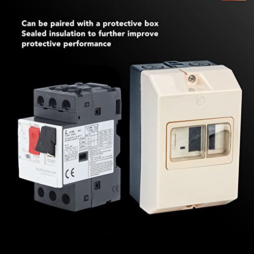 Miniatura 2 de Disyuntor De Motor Ac690v Protección Contra Cortocircuito De Sobrecarga Interruptor De Protección De Motor Disyuntor Con Montaje De Riel De Guía De 35 Mm Gv2-Me10c 4-6.3a