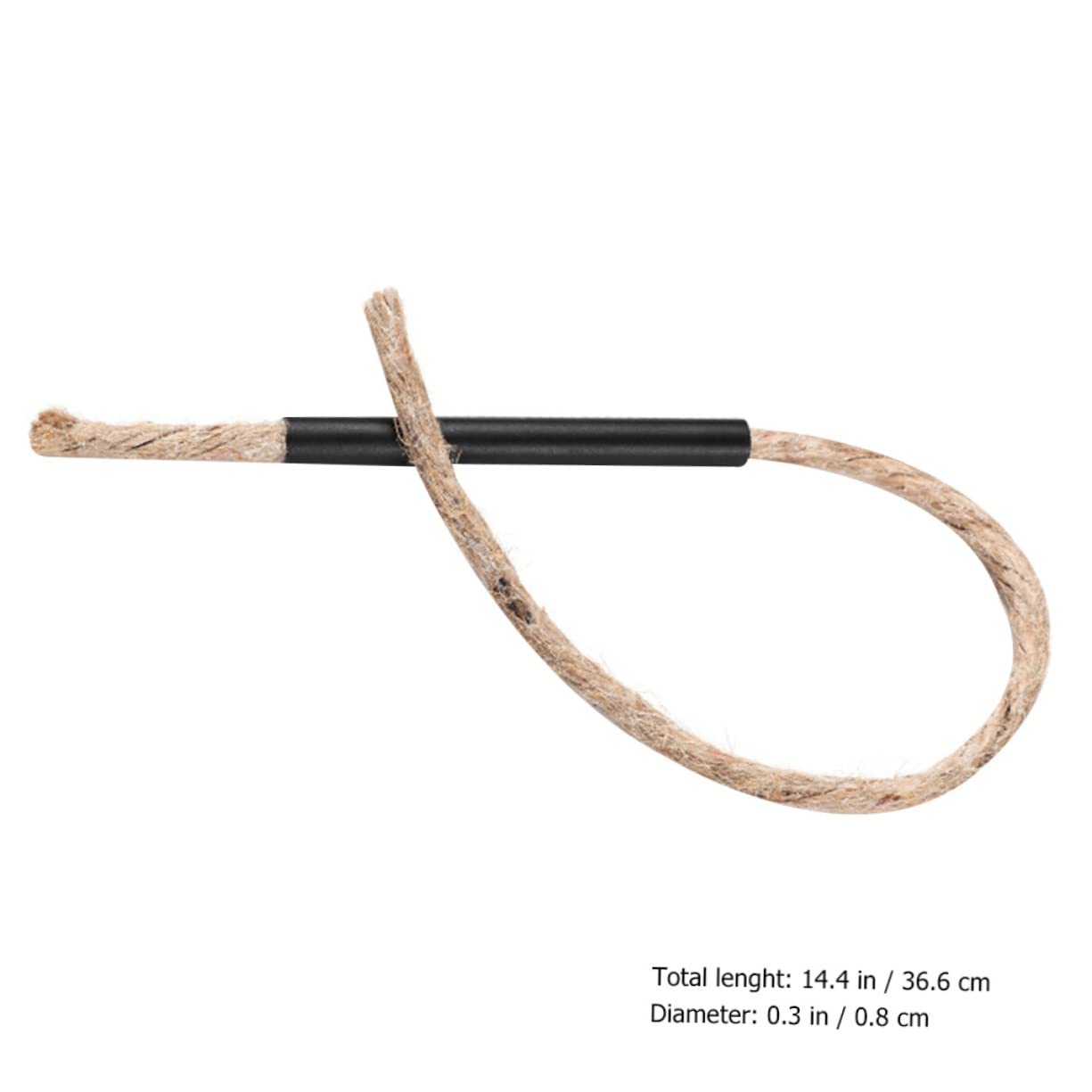 Kisangel 4 Sets Outdoor Wick Rope for Fire Starting Durable Cord with Weather Resistant for Camping and Emergency Situations