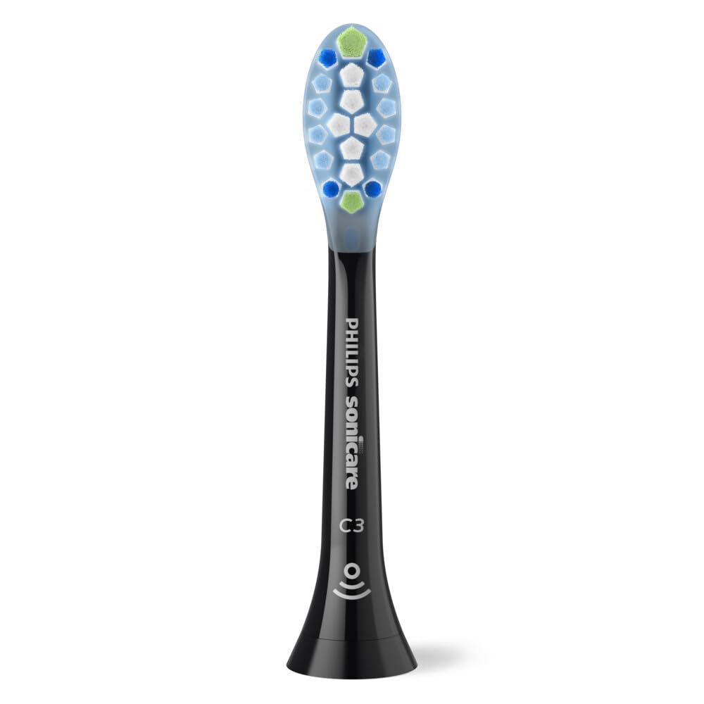Philips Sonicare Premium Plaque Defense Aufsteckbürsten, Schwarz, 5er Pack (5 x 1 Stück)