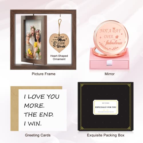 Easymoo Birthday Gifts For Women,Mothers Day Gifts,Gifts For Mom, Mom Birthday Gifts From Daughter Son, Gift Box,Gifts For Mom Birthday Unique 4X6 Picture Frame #TOP5