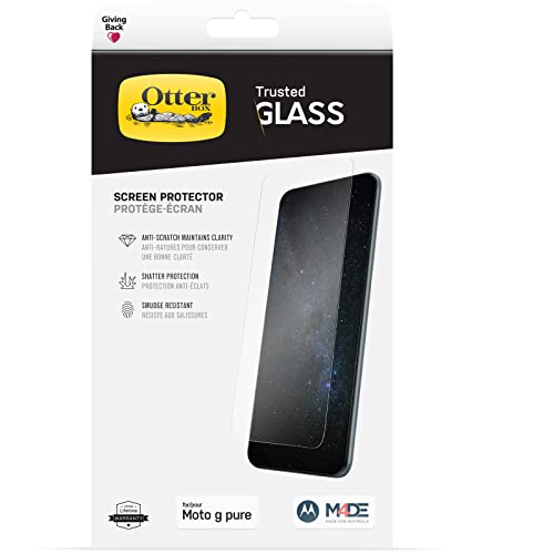 OtterBox Trusted Glass Screen Protector for Moto g Pure - Clear (GEN 2)