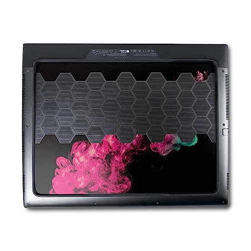 Image of MightySkins Skin Compatible with Alienware M18 R1 (2023) Full Wrap Kit - Magenta Smoke | Protective, Durable, and Unique Vinyl Decal wrap Cover | Easy to Apply & Change Styles | Made in The USA