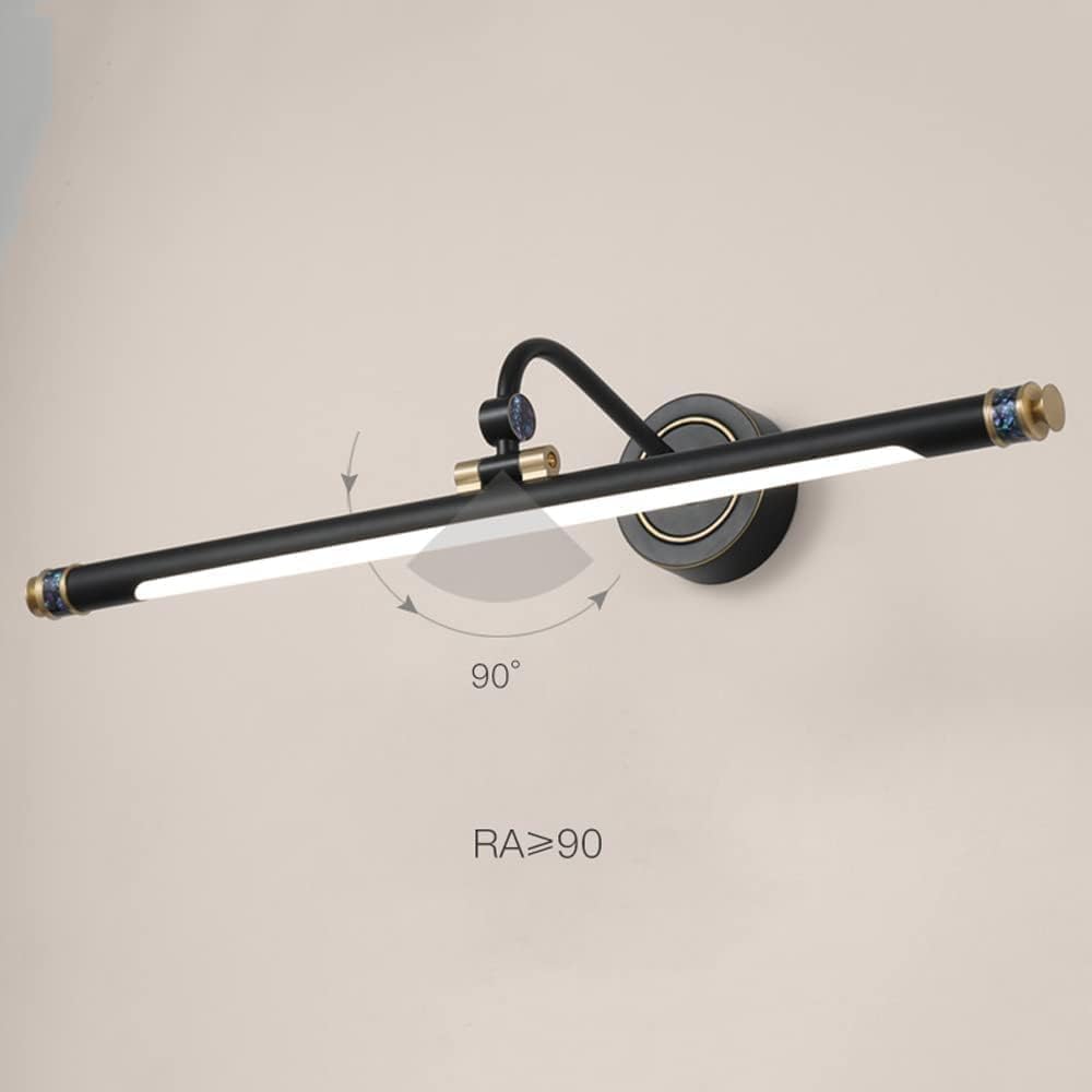 Lámparas Led De Tira Larga Ajustables para Espejo Frontal, Lámpara De Tocador Lineal para Baño, Luminaria para Colocar sobre El Armario del Espejo,Onecolor-62Cm