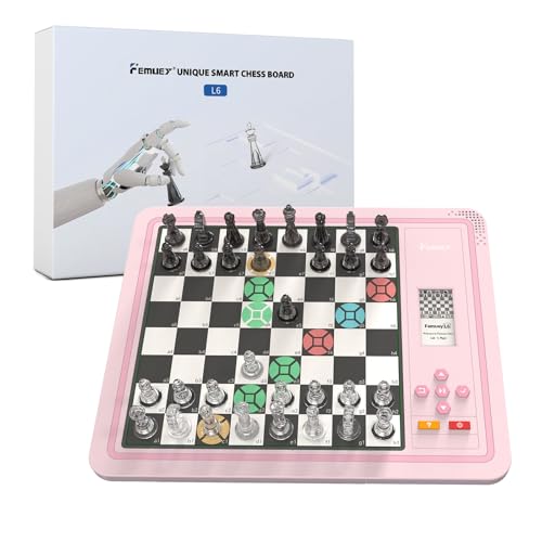Electronic Chess Set, Computer Chess Game, Chess Set Board Game, Electronic Chess Game, LEDs, Built-in Battery, Great Partner for Play and Practice miniatura 1