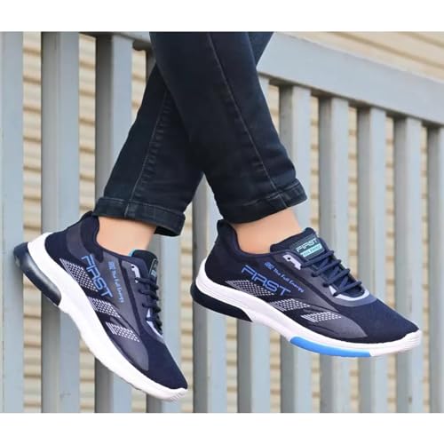 Image of Generic Men's Sports Running Walking Gym Shoes (120) M Blue