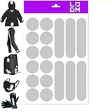 Iron On Reflective Stickers for Clothing | Reflectorized Decals for Customizing, Decorating & Nighttime Safety | Iron On Reflective Tape for Clothing | Waterproof & Durable Reflective Sticker Kit