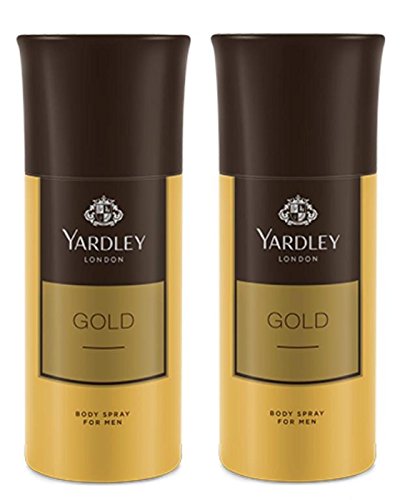 Image of Yardley London Gold Deodorant Spray For Men 150-Ml (Pack Of 2)