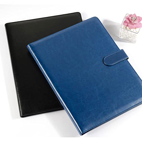 Conférence folder business A4 bleu avec porte bloc et pochette
