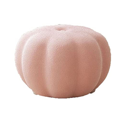 ZABEES Taburete reposapiés, taburete para cambiar zapatos para el hogar, taburete bajo, taburete otomano, taburete redondo para sala de estar, decoración del hogar, asiento acolchado