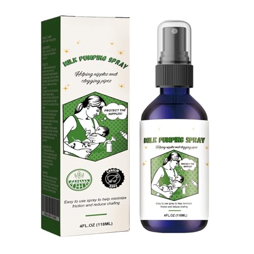 Spray per la pompa del seno, spray per il seno, idratante, spray per la riparazione del seno, aiuta le ferite capezzoli e canali intasati, 118 ml