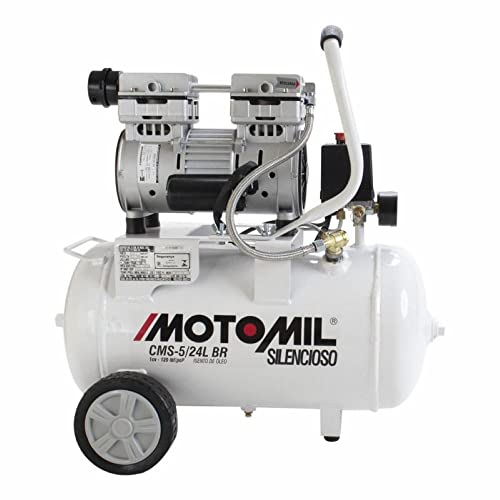COMPRESSOR MOTOMIL SILENCIOSO CMS-5/24BR 120PSI 220V