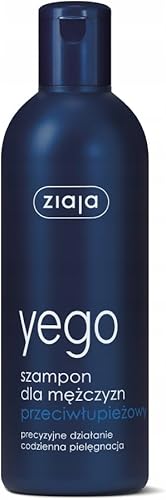 ZIAJA – yego Shampoo Anti Schuppen für Herren – 300 ml (Anti-Schuppen-Shampoo)