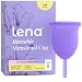 Lena Menstrual Cup - Reusable Period Cup - Tampon and Pad Alternative - Regular Flow - Small - Purple