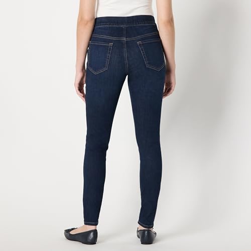Amazon Essentials Women's Stretch Denim Mid-Rise Pull-On Jegging3
