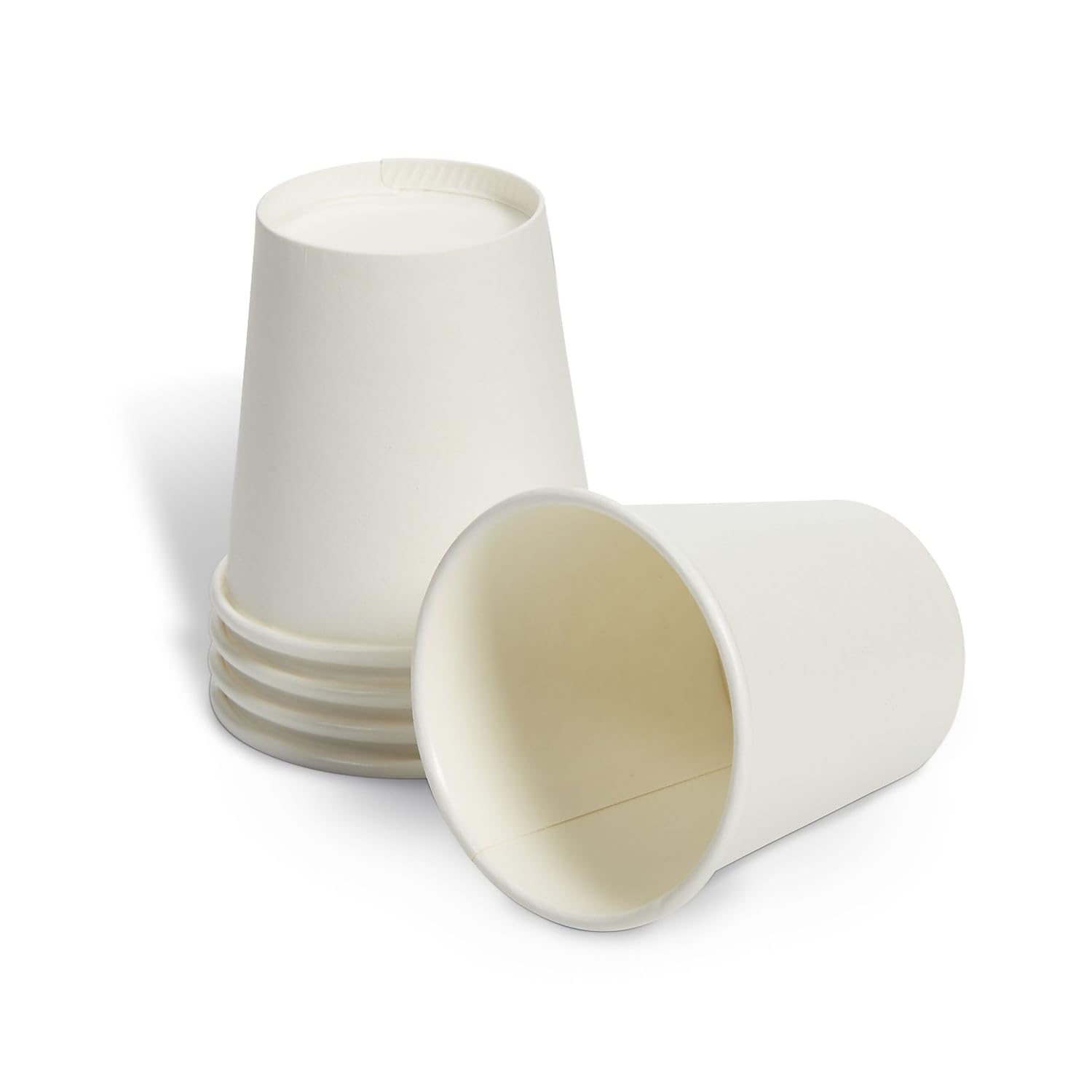 Perk Pk59141 - Vasos de papel para bebidas calientes, 85.0 g, color blanco, paquete de 100