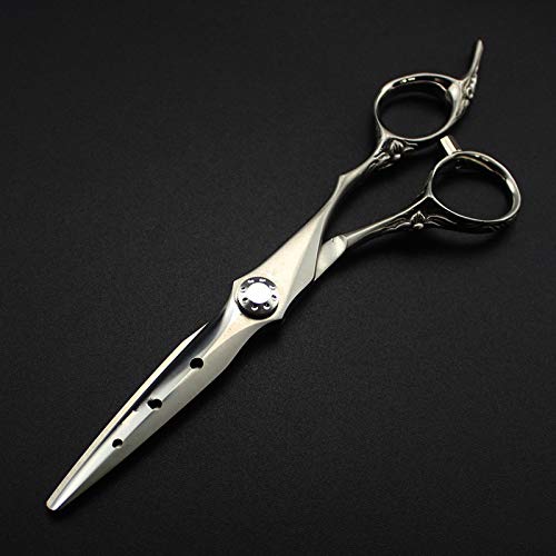 Tijeras de barbero para Cortar el Cabello, 6 Pulgadas, Acero 9cr13 japonés, Corte Mate, Tijeras de entresacar para salón de Belleza, Set de peluquería con Bolsa.