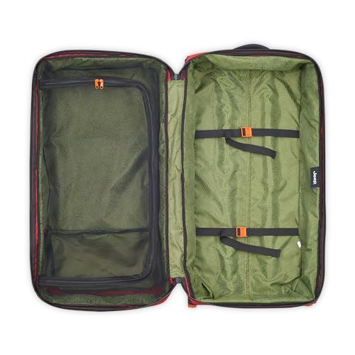 Jeep JS006B Two-Wheel Rolling Travel Duffle Bag