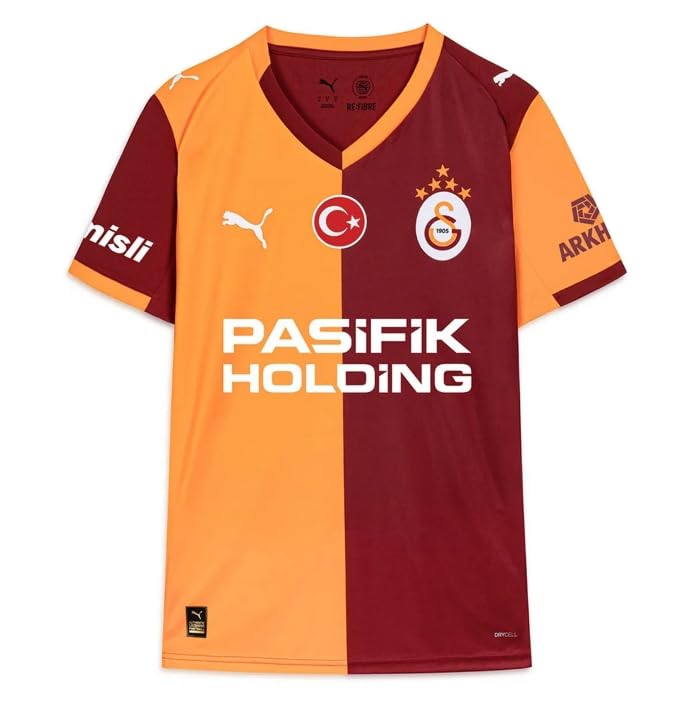 PUMA GSK Galatasaray Istanbul Trikot Home Herren 25/26 Mit Sponsor (DE/NL/SE/PL Alphanumerisch XXL Regular Regular)
