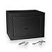 Produktbild Bonzus® Minisafe Minitresor Safe Mini Safe Tresor Wandsafe Geldschrank Geldkassette BZ1 (schwarz)