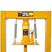 Luxebough Hydraulic Press, 6 Ton Hydraulic Shop Press for Bearing U-Joint Gear Removal, Adjustable Height, Steel H-Frame Design, Heavy Duty Industrial Power Tool, Professional Finish (Yellow)