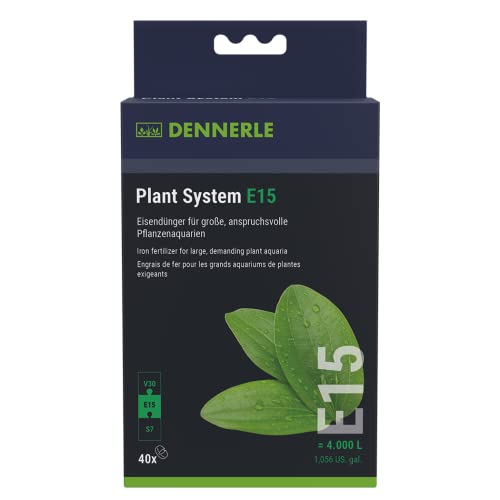 Dennerle Plant System E15, 40 Stück - Eisendünger für große, anspruchsvolle Pflanzenaquarien
