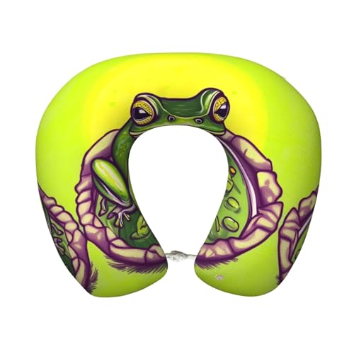 Almohada de viaje de espuma viscoelástica U-shaped miniatura 1