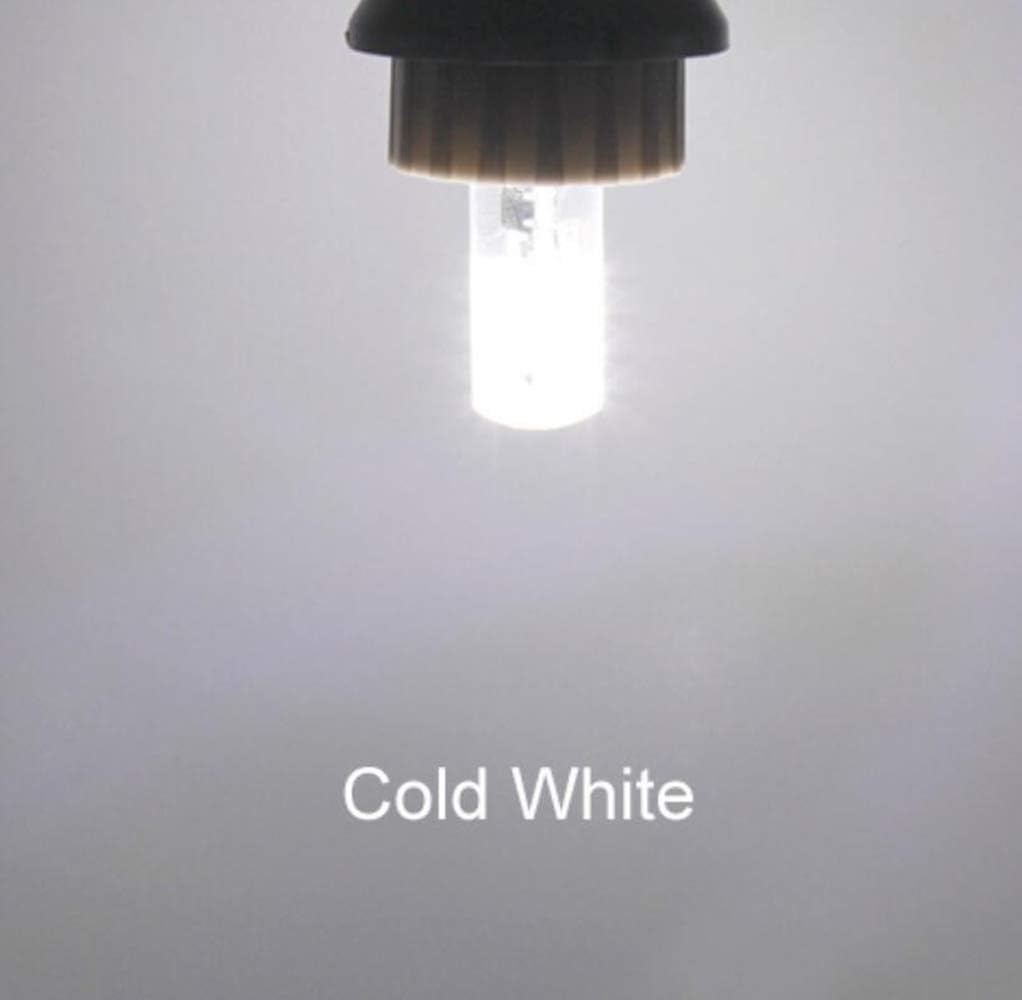G9 LED Bulbs 3W (25W Halogen Equivalent) G9 Silicone Corn lamp for Home Lighting Ceiling Fan Light Fixture Chandeliers,AC 110V,G9 Base Bi-pin,Cool White 6000K,64 LED 3014SMD,10 Pack