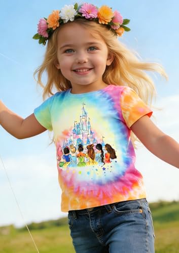 Image of Magical Shirts Women Girls Family Vacation Matching Shirt Magic Kingdom T-Shirt Mommy and Me Trip Short Sleeve Tops