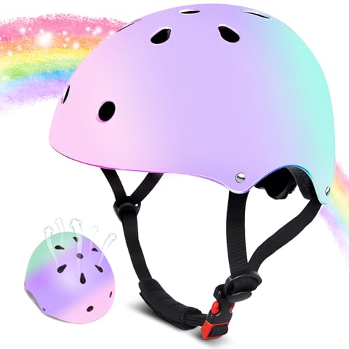 Kids Bike Helmet for Boys & Girls Ages 2-14 | Multi-Sport Impact-Resistant Toddler/Youth Helmet with Ventilation | Durable Safety Gear for Biking, Roller Skating, Skateboarding & Outdoor Adventures