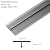 uxcell 3 Pcs Aluminum T Molding Floor Transition Strip, 0.8" x3 Ft Moulding Transition Strip for Doorway, Laminate Flooring, Joining Flooring Gaps of Laminate Planks Tile, Grey