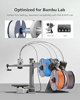 SUNLU 4KG PETG Filament Refill 1.75mm, No Spule PETG 3D Drucker Filament Bundle, Filament Refill for Reusable Spulen Compatible with Bambu Lab Drucker, 1KG/Rolle, Hautton+Kaffeebraun+Olivgrün+Eiche – Ansicht 9