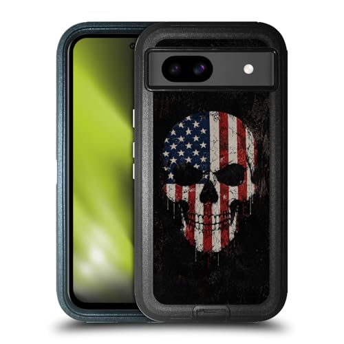 Étui antichoc Google Pixel 8a coque blindée drapeau USA football américain