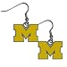 NCAA Michigan Wolverines Dangle Earrings