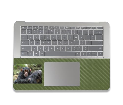 Image of MightySkins Carbon Fiber Skin Compatible with Microsoft Surface Laptop Studio 2 (2023) Full Wrap Kit - Baby Chimp | Protective, Durable Textured Carbon Fiber Finish | Easy to Apply | Made in The USA