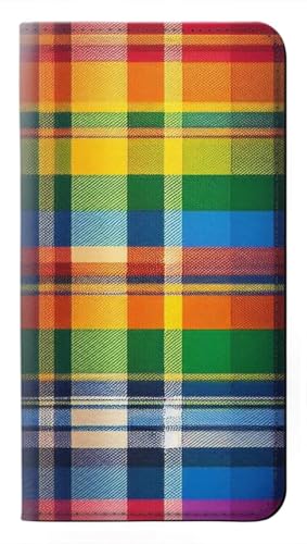 Étui Google Pixel 10a clapet textile et cuir LGBTQ Housse flip