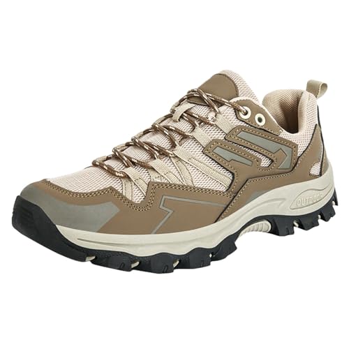 Zapatos Deportivos Ligeros para Hombre con diseño Antideslizante y Elegante Estilo Urbano para Uso Diario y Paseos cómodos Durante Todo el año (Brown, 44)