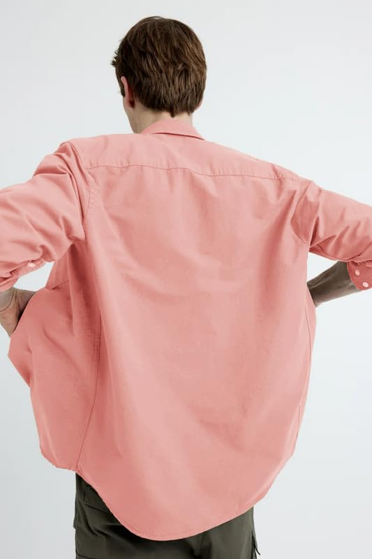 Image of BE ACTIVE Men's Oxford Cotton Lycra Casual Shirt || Men Stylish Shirt || Full Sleeves || Simple Shirt for Men || Timeless Style & Comfort