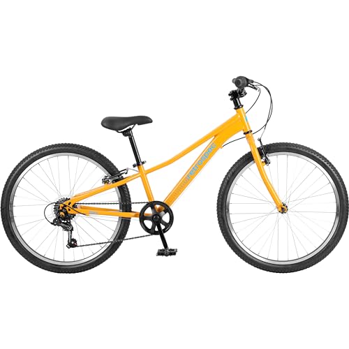 Retrospec Dart 20 & 24 Inch Kids Bike - 7-Speed Hybrid Bicycle for Ages 6-11 with 29in All-Season Tires & Shock Absorption - Adjustable Height Youth Bike with V-Brakes & Smooth Gear Shifting