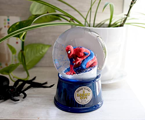 Marvel Spider-Man New York Skyline Light-Up Collectible Snow Globe #TOP3