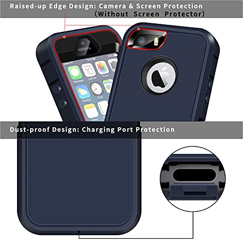 Funda resistente ACAGET y audífonos Bluetooth 5.1 blancos miniatura 7