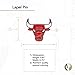 Desert Cactus Chicago Bulls Lapel Pin National Basketball Association Team Decorative Collectible NBA Accessory Enamel Metal