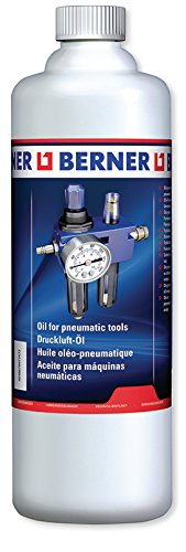 Berner Profi Druckluftöl 1000 ml 128863 Druckluft Schlagschrauber Warten und Pflegen von Druckluftgeräten und Pneumatik