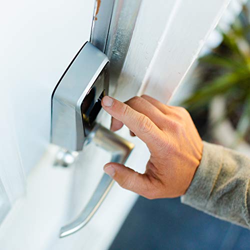 Ultraloq Ul3 Bt Bluetooth Enabled Fingerprint And Touchscreen Smart Lock (Satin Nickel) | 5-In-1 Keyless Entry | Secure Finger Id | Anti-Peep Code | Works With Ios And Android | Match Home Aesthetics #TOP5