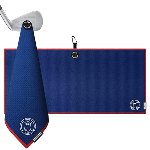 Ghost Golf Magnetic Towel (Caddie) – 18x40 Blue