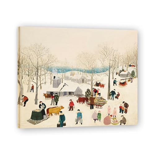 Image sur toile Sucre Grandma Moses, finition premium avec cadre 40x50