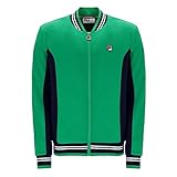 baseball filadelfia Regular fit Fila Settanta Baseball Track Jacket - Jelly Bean/Peacoat/White-XL