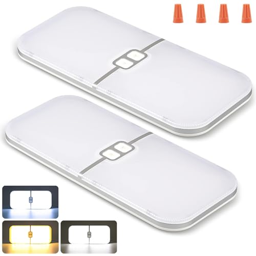 Plafonnier camping-car 12V à 204 DEL réglable trois couleurs pour cabine de bateau