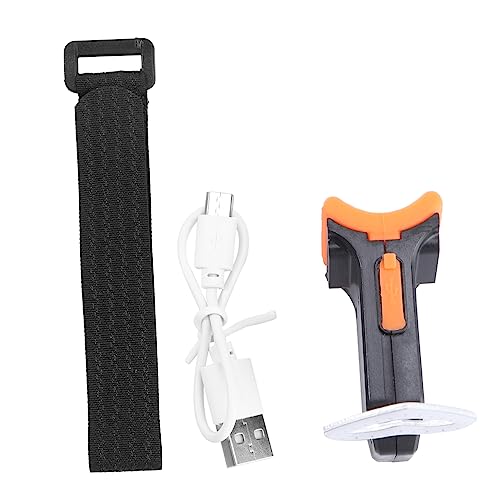 ARTSEWPLY 1Pc USB Charging Bike Tail Light LED Light with Multiple Modes for Cycling Jogging and Compact Design with Random Button Color
