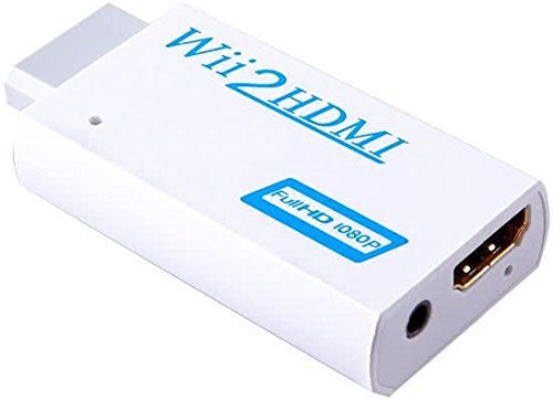 Image of Tobo - Wii to hdmi Converter,wii to hdmi Adapter, wii to hdmi1080p 720p Connector Output Video & 3.5mm Audio.(White) TD-314GA